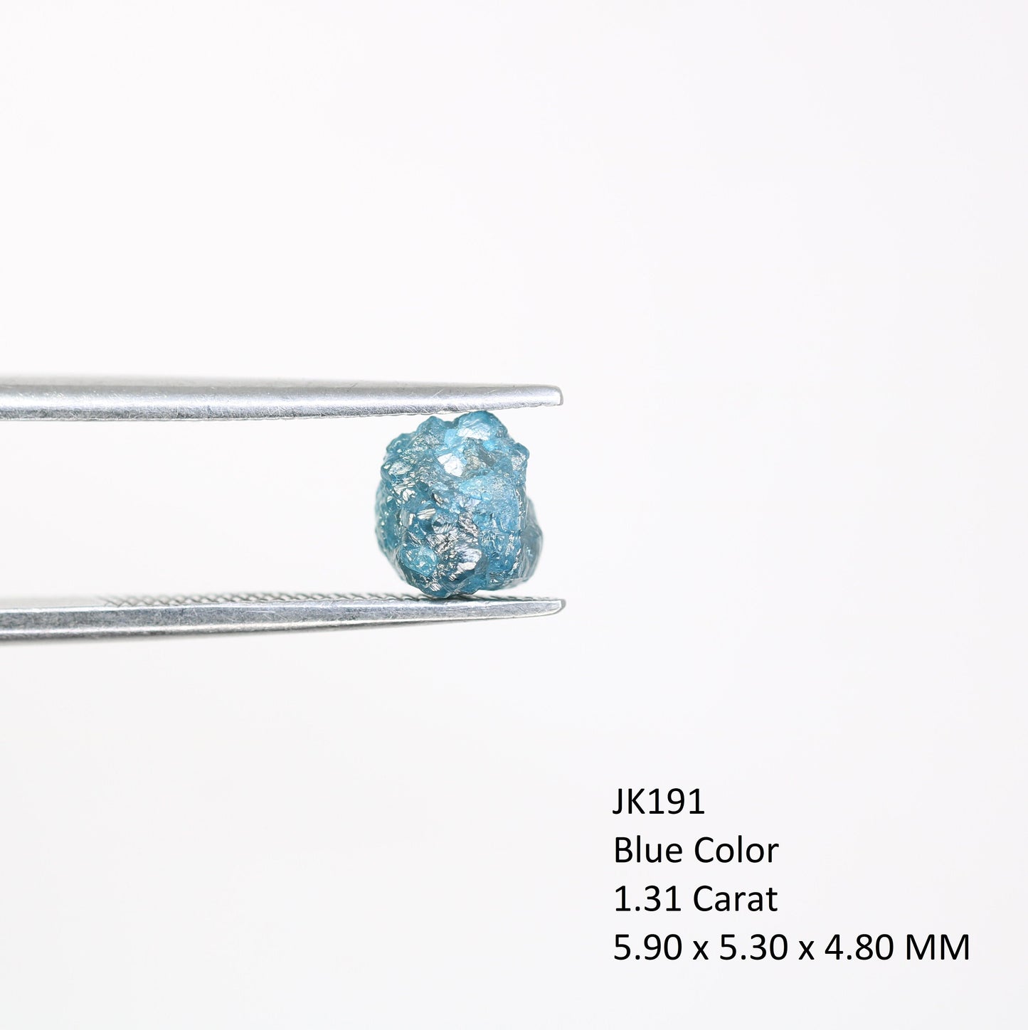 1.31 CT Uncut Rough Blue Diamond For Engagement RingFor Gold Ring Diamonds