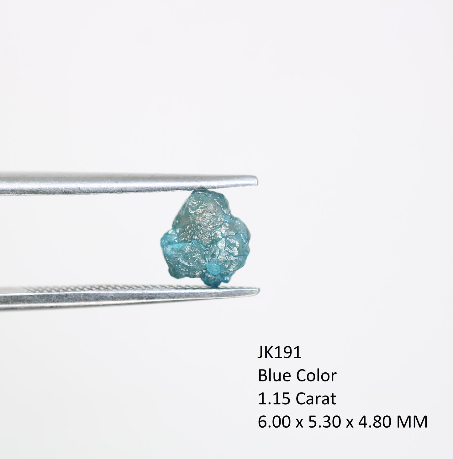 1.15 CT Uncut Blue Rough Diamond For Engagement RingFor Gold Ring Diamonds