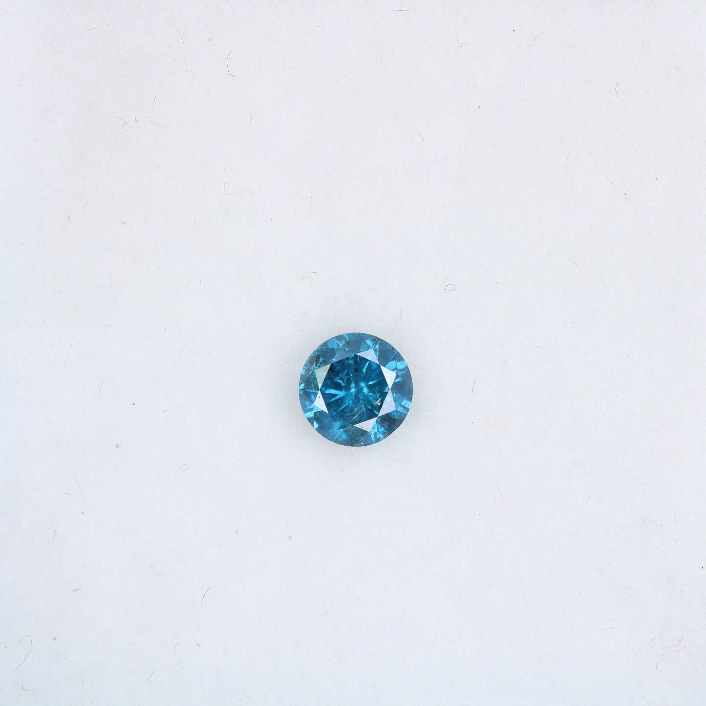 0.33 CT Loose Natural Round Brilliant Blue Diamond for Engagement Rings and Jewelry | Wholesale Pricing