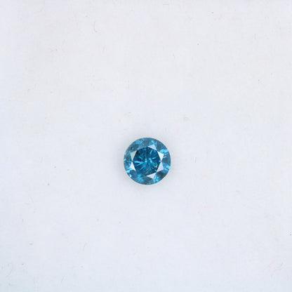 0.33 CT Loose Natural Round Brilliant Blue Diamond for Engagement Rings and Jewelry | Wholesale Pricing
