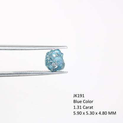 1.31 CT Uncut Rough Blue Diamond For Engagement RingFor Gold Ring Diamonds