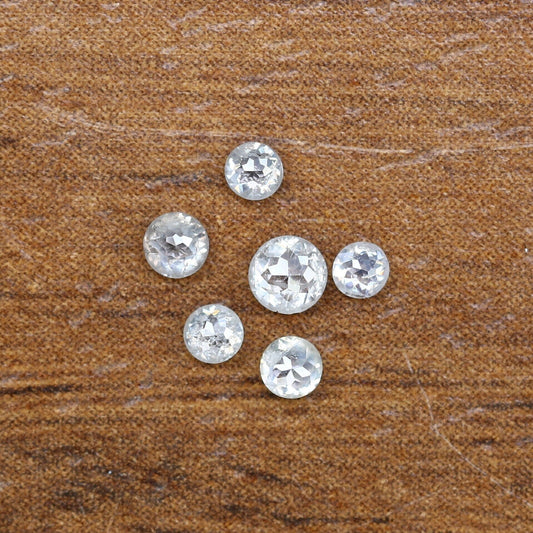 Natural Loose Diamond Round Rose Cut Fancy Mix Color Low Price 2.00 to 2.70 MM 0.35 Ct Lot Round Brilliant Cut Diamond Diamonds