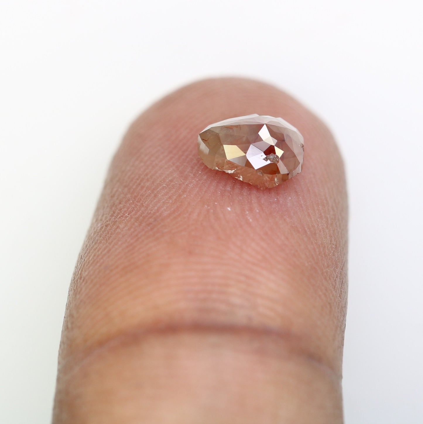 1 CT Rose Cut Pear Shape Diamond Engagement Ring | Unique Gold Ring | Natural Diamond Jewelry