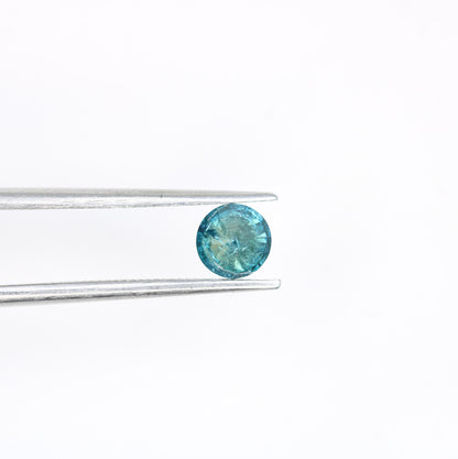 0.46 CT Blue Round Brilliant Cut Diamond for Engagement Rings | Ideal for Gold Ring Settings