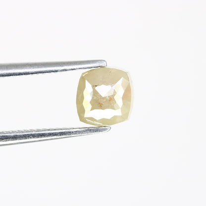 Cushion Cut Salt and Pepper Grey Diamond Ring | Gold Anniversary Gift | Unique Engagement Jewelry