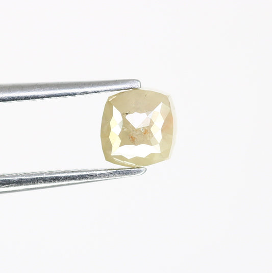 Cushion Cut Salt and Pepper Grey Diamond Ring | Gold Anniversary Gift | Unique Engagement Jewelry