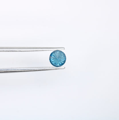 0.40 CT Loose Round Blue Diamond for Engagement Rings | Ideal for Gold Ring Settings | Natural Brilliant Cut