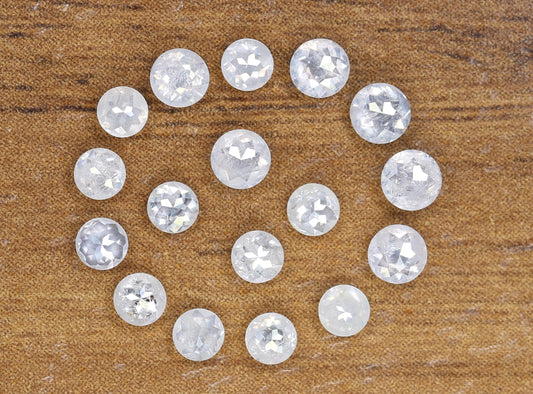 Salt And Pepper Diamond | Round Brilliant Cut Diamond | Natural Loose Earth Mined Diamond For Earring Pair & Wedding Ring | Diamonds