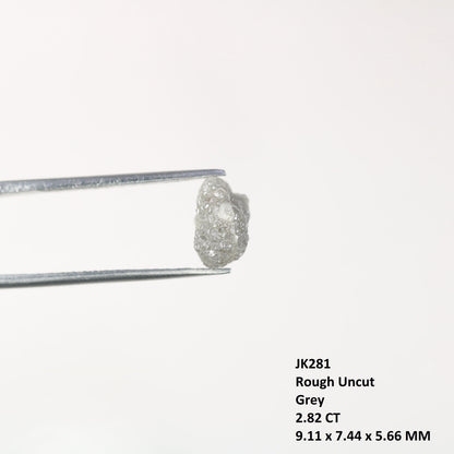 2.82 CT Uncut Rough Diamond | Natural Gemstone for Custom Artisan Jewelry | Sustainable | Unique Gifts | Gift for Him | Gifts for Dad