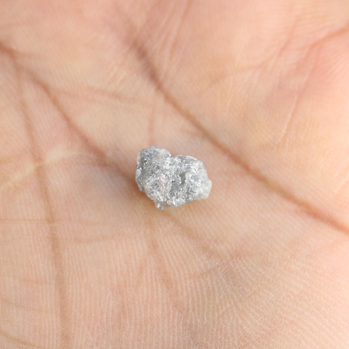 3.41 CT Uncut Rough Diamond | Natural Raw Gem for Custom Jewelry | One-of-a-Kind Artisan Gem | Unique Gifts | Gift for Him | Gifts for Dad