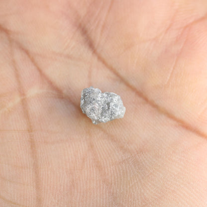 3.41 CT Uncut Rough Diamond | Natural Raw Gem for Custom Jewelry | One-of-a-Kind Artisan Gem | Unique Gifts | Gift for Him | Gifts for Dad