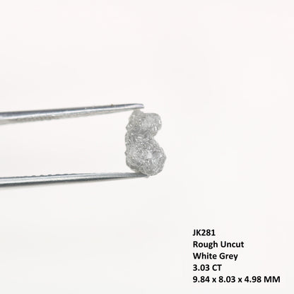 3.03 CT Rare Uncut Rough Diamond | Natural Gemstone for Statement Jewelry | Ethical Sourcing | Unique Gifts | Gift for Him | Gifts for Dad