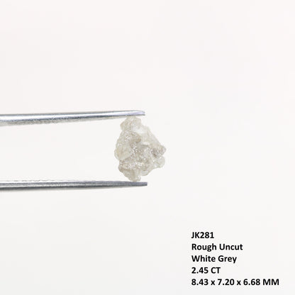 2.45 CT Unique Rough Diamond | Natural Uncut Gem | Perfect for Statement Jewelry | Top Quality | Unique Gifts | Gift for Him | Gifts for Dad