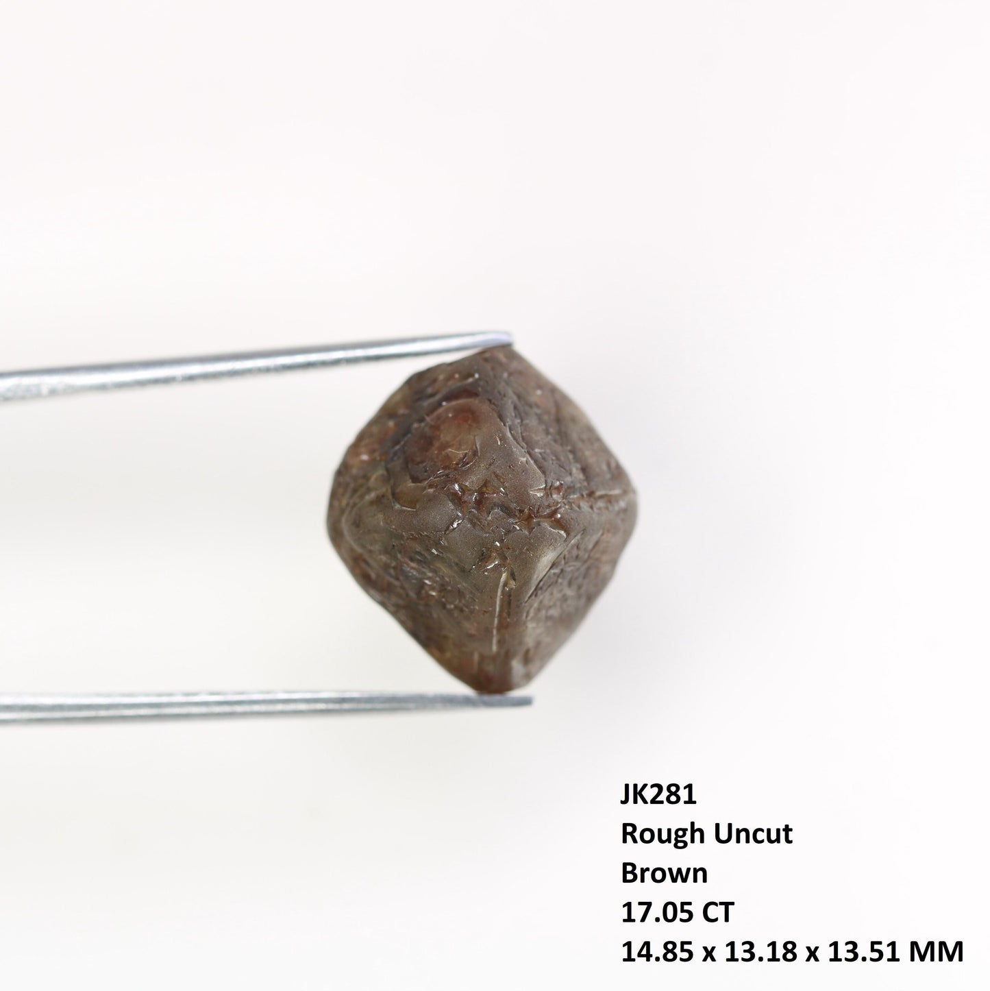 17.05 CT Natural Rare Uncut Rough Diamond | Unique Raw Gemstone for Jewelry | Ethical Vintage Stone | One-of-a-Kind Treasure
