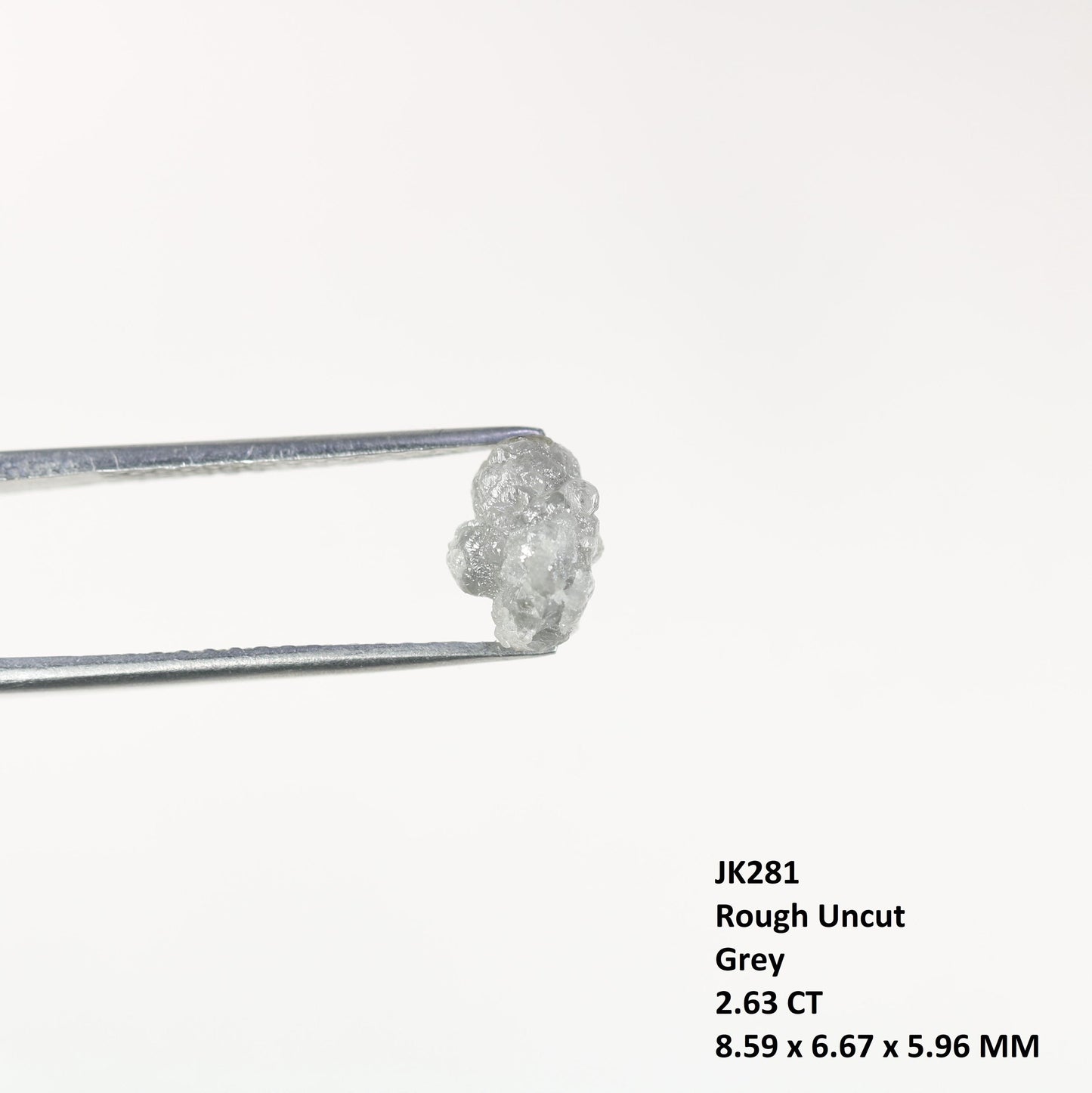 2.63 CT Natural Raw Diamond | Unique Rough Gemstone for Jewelry Making | Handmade Supply | Unique Gifts | Gift for Him | Gifts for Dad