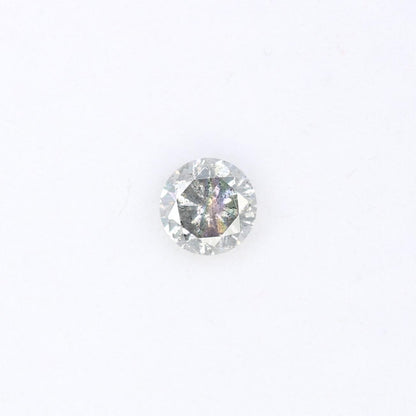 0.37 CT Loose Salt and Pepper Round Cut Diamond | Natural Gemstone | Engagement, Anniversary Ring | Unique Jewelry Gift | Mother's Day