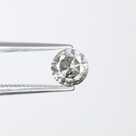 0.40 CT Loose Salt and Pepper Round Cut Diamond | Engagement, Anniversary, or Promise Ring | Unique Jewelry Gift | Trending Holiday Gift