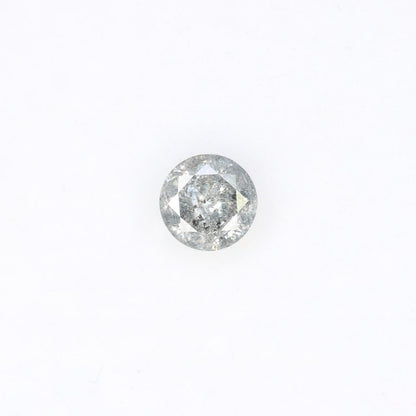 0.40 CT Round Cut Salt and Pepper Diamond | Unique Gemstone | Perfect for Custom Rings | Ideal for Weddings and Thoughtful Gifts