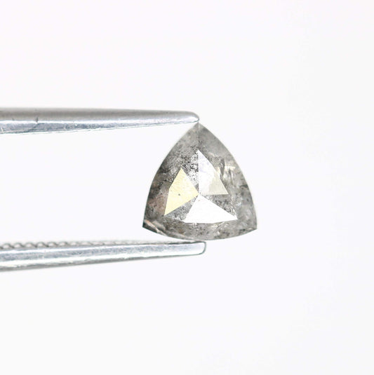 0.58 CT Triangle Salt and Pepper Diamond | Loose Grey Natural Stone | Earth-Mined Gem | Perfect Unique Gift for Jewelry Lovers