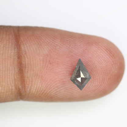 0.59 CT Kite-Shaped Salt and Pepper Diamond | Loose Grey Natural Gemstone | Sourced Earth-Mined Stone | Statement Piece for Jewelry Lovers