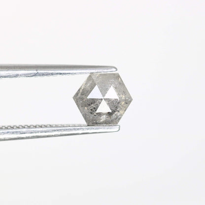 0.73 CT Unique Octagon Salt and Pepper Diamond | Natural Grey Loose Gemstone | Perfect for Custom Jewelry and Engagement Rings