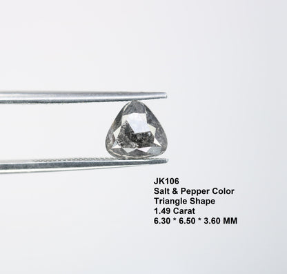 1.49 CT Striking Triangle Shape Diamond | Natural Loose Gemstone for Unique Jewelry Creations | Ethical and Conflict-Free