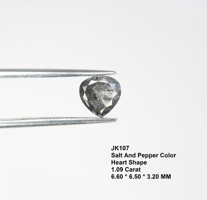 1.09 CT Heart Shape Diamond | Natural Loose Gemstone for Personalized Jewelry | Ethical and Conflict-Free Gift for Wife