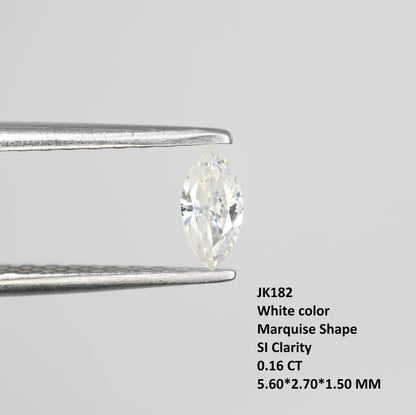 0.16 CT Gorgeous Marquise Salt and Pepper Diamond - Perfect for Custom Engagement and Statement Rings