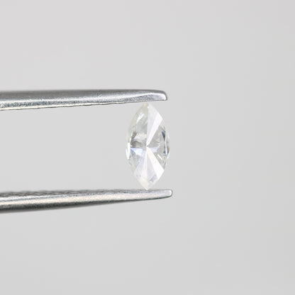 0.16 CT Gorgeous Marquise Salt and Pepper Diamond - Perfect for Custom Engagement and Statement Rings
