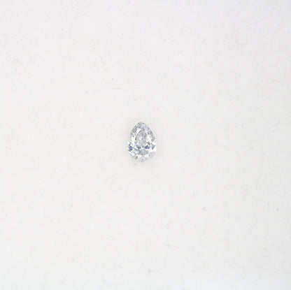 0.17 CT Unique Pear Shape Salt and Pepper Diamond - Natural White Loose Gemstone Perfect for Custom Rings and One-of-a-Kind Jewelry Pieces.