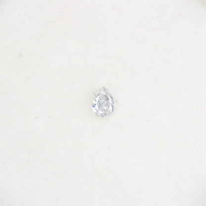 0.16 CT Natural Loose Pear Shape Diamond Salt And Pepper Pear Cut Diamond Natural Black Grey Diamond Pear Rose Cut Diamond