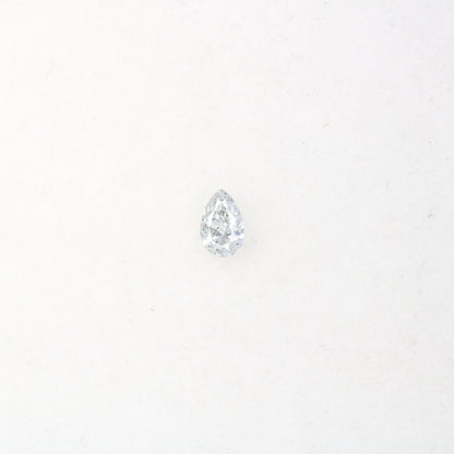 0.16 Carat Premium Quality Pear Shape Salt and Pepper Natural Diamond - Stunning Rose Cut Gemstone