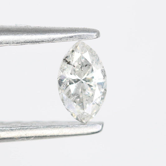 0.17 CT Natural Loose Diamond | Salt And Pepper Diamond | Marquise Cut Diamond | Fancy Diamond For Engagement Ring