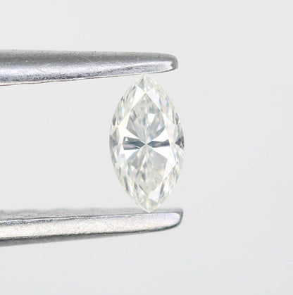 0.12 CT Salt and Pepper Marquise Cut Diamond, Natural Loose Fancy Rose Cut Marquise Diamond For Engagement Ring, Gift For Her