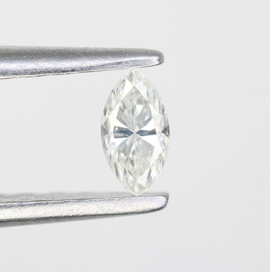 0.12 CT Salt and Pepper Marquise Cut Diamond, Natural Loose Fancy Rose Cut Marquise Diamond For Engagement Ring, Gift For Her