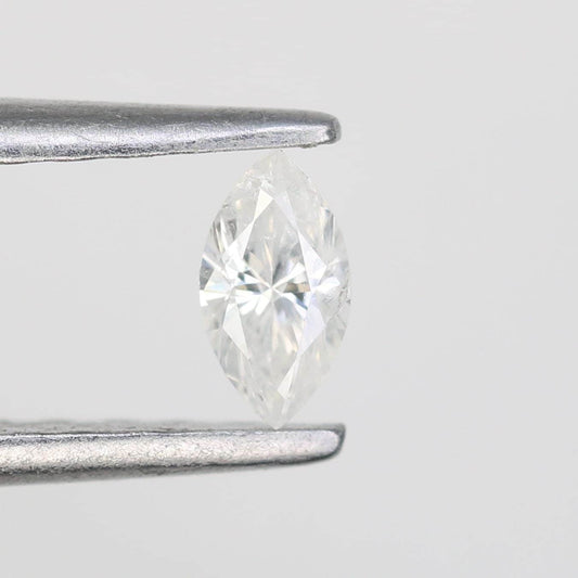 0.14 CT Marquise Shape natural loose diamond, salt and pepper diamond Rose-cut marquise natural diamond for Gift