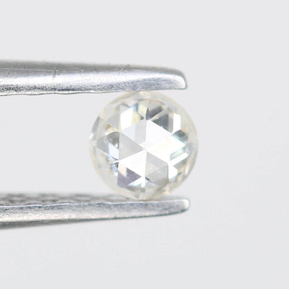 0.17 CT Natural Loose Round Rose Cut Diamond Salt And Pepper Round Shape Diamond Natural Loose Diamond Round Rose Cut Diamond