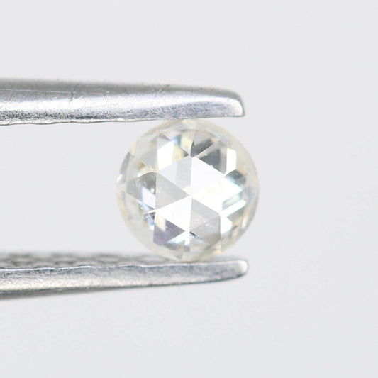 0.17 CT Natural Loose Round Rose Cut Diamond Salt And Pepper Round Shape Diamond Natural Loose Diamond Round Rose Cut Diamond