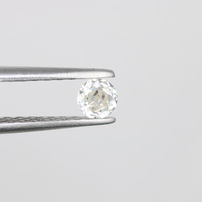 0.17 CT Natural Loose Round Rose Cut Diamond Salt And Pepper Round Shape Diamond Natural Loose Diamond Round Rose Cut Diamond