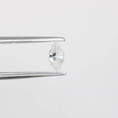 0.14 CT Marquise Shape natural loose diamond, salt and pepper diamond Rose-cut marquise natural diamond for Gift