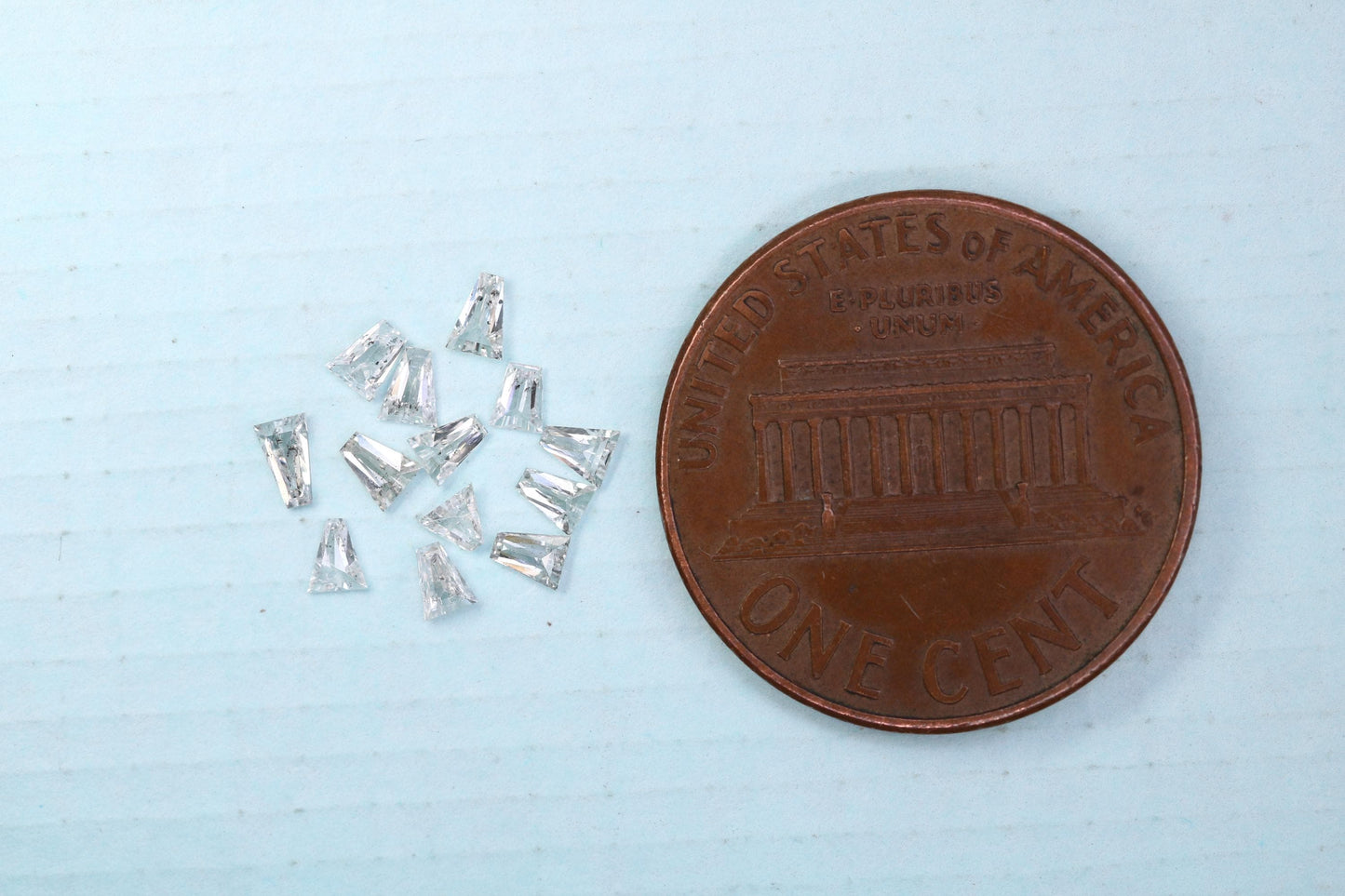 Natural Salt and Pepper Diamonds - 0.50 CT Baguette Cut, SI Clarity, 1.90-3.10 MM (Set of 13) for Unique Jewelry Design