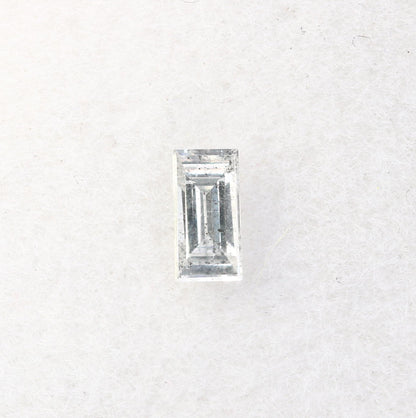 Baguette Salt and Pepper Diamond, 0.15 Carat Natural Loose Diamond, Unique Baguette Cut, Rustic Diamond for Custom Jewelry, Raw Diamond