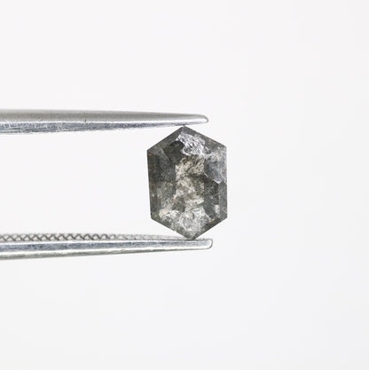 0.69 CT Salt And Pepper Hexagon Diamond Ring | Hexagon Cut Diamond | Natural Loose Diamond | For Jewelry Making