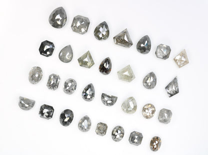 Unique Mixed Shape Diamond Ring - Artisan Crafted Natural and Treated Diamonds for One-of-a-Kind Engagement Jewelry