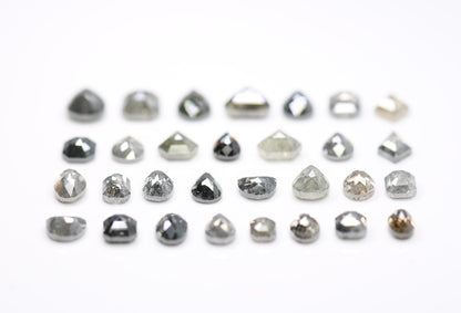 Unique Mixed Shape Diamond Ring - Artisan Crafted Natural and Treated Diamonds for One-of-a-Kind Engagement Jewelry