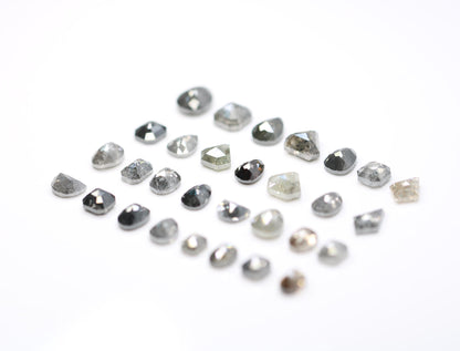 Unique Mixed Shape Diamond Ring - Artisan Crafted Natural and Treated Diamonds for One-of-a-Kind Engagement Jewelry