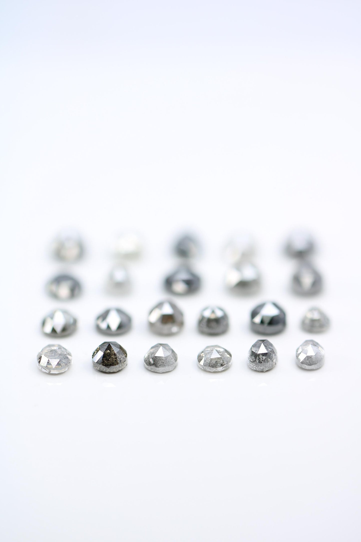 Unique Uncut Raw Natural Loose Rough Diamonds Lot - Sourced Raw Gemstones for Bohemian Jewelry, Custom Engagement Rings, and Artisan Designs
