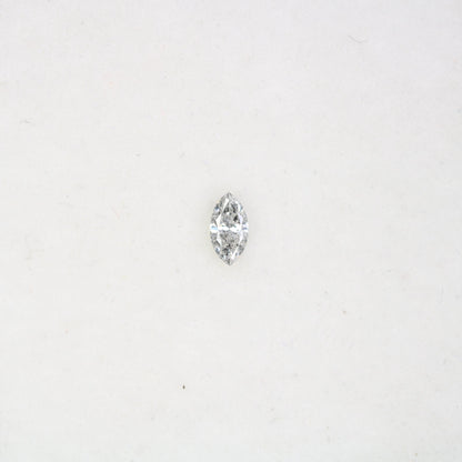 0.14 CT Ethically Sourced Marquise Cut Salt and Pepper Diamond - Handcrafted Artisan Engagement Ring for the Modern Romantic