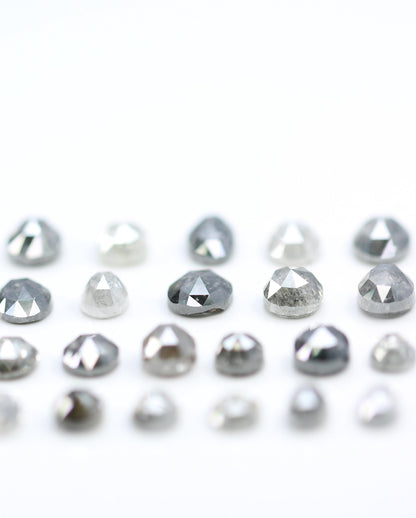 Unique Uncut Raw Natural Loose Rough Diamonds Lot - Sourced Raw Gemstones for Bohemian Jewelry, Custom Engagement Rings, and Artisan Designs