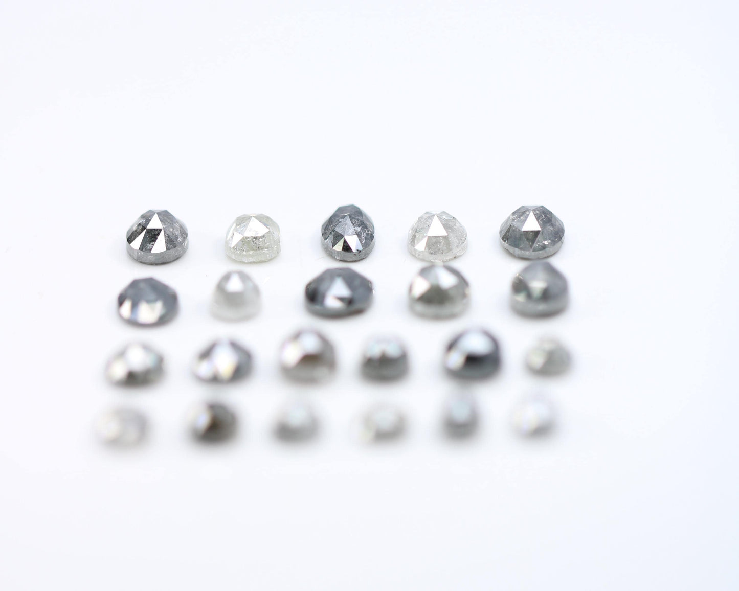 Unique Uncut Raw Natural Loose Rough Diamonds Lot - Sourced Raw Gemstones for Bohemian Jewelry, Custom Engagement Rings, and Artisan Designs